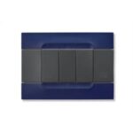 Simon Urmet Placca 3 Posti Colore Blu Sidney