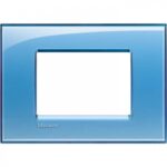 PLACCA BTICINO AZZURRA 3 POSTI LNA4803AD