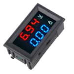 Tester digitale di Tensione - Voltmetro/Amperometro - Dual Display A LED Voltmetro Strumento