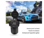 USB Presa di Ricarica + Voltmetro - immagine 6