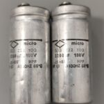 CONDENSATORI MICRO 2200mF 100V A100HZ 85°C