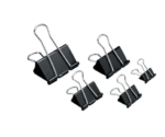 20 Clips Doppio Colori Metal Raccoglitore di carta Fermacarte multiuso 19mm - immagine 2