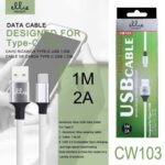 Cavo dati Ellietech CW103 Type-C 1.0M 2A
